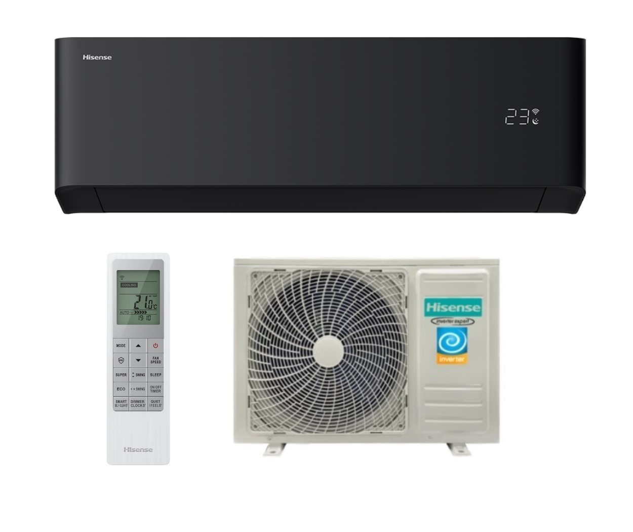 Сплит-система Hisense Vibe PRO EU DC Inverter AS-13UW4RLCHB00(B)