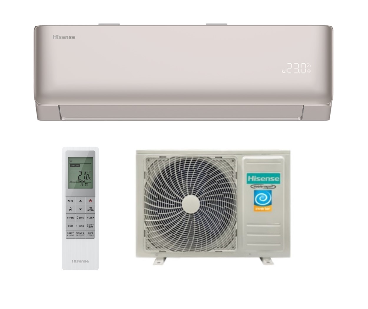 Сплит-система Hisense Vibe PRO EU DC Inverter AS-10UW4RLCHD00(C)