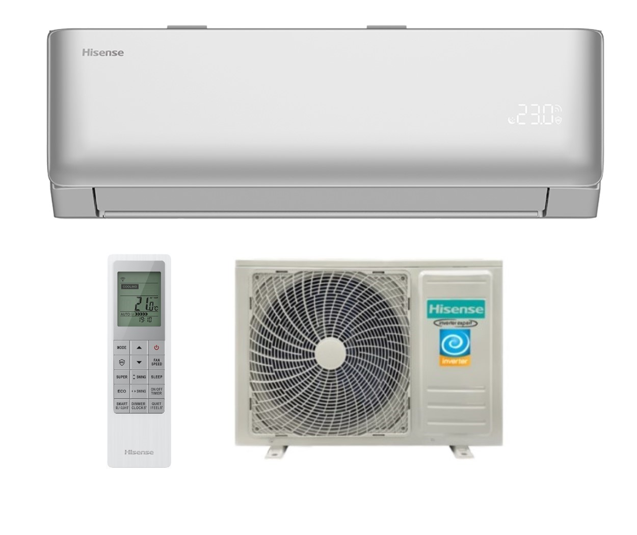 Сплит-система Hisense Vibe PRO EU DC Inverter AS-10UW4RLCHD00(S)