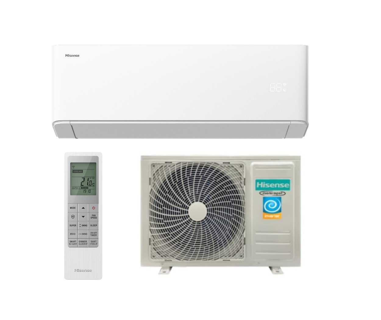Сплит-система Hisense Vibe DC Inverter AS-07UW4RYRHB00