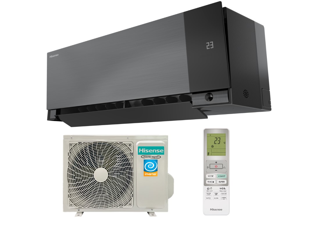 Сплит-система Hisense Sensation Slider PRO Carbon Superior DC Inverter AS-13UW4RWMQK00(B)
